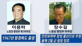 [그래픽] 처형당한 장성택 측근 이용하·장수길은 누구?