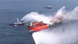 케미컬 운반선, 일본 영해로…해양 오염 우려