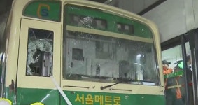 상왕십리역 전동차 추돌 사고…2호선 정상 운행