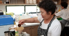 통영 욕지도 할매 바리스타 커피숍 새 단장