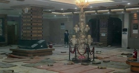 삼척 찜질방서 불…110여 명 대피 소동