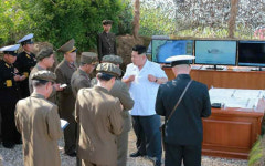 북한, 신형 함대함미사일 발사 훈련…김정은 참관