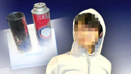 부탄가스 중학생 범행후 과도도 품고 있었다