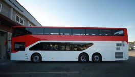 [포토] 경기도, 김포∼서울시청 시범 운행 2층버스 공개