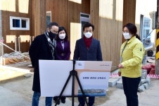 진주시, 상봉동 대봉경로당 신축 공사 현장 점검