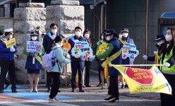 부평구, 개학철 스쿨존 민·관 공동 교통안전캠페인 진행