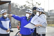 정하영 김포시장, 서울연결 한강변 자전거길 현장 점검