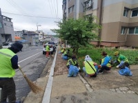 창녕읍, 여름철 잡초제거 등 시가지 환경정비 실시