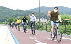 경기 광주시, 광주역-태전지구 자전거도로 시범사업 개통