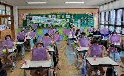 부산 북구새마을회, 탄소중립실천을 위한 학교 현장교육 추진