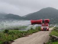 남해군, 벼 친환경농업단지 병해충 공동방제에 총력
