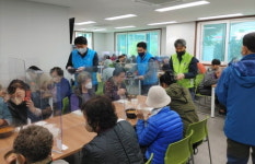 부산 북구 덕천마을공동체, 한우 소고기 콩나물국밥 나눔 활동 실시