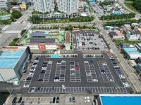 광양시, 중마시장 주차장 320면 확대 새단장…이용객 불편해소