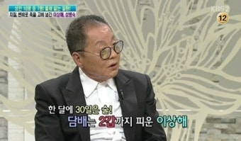 개그맨 이상해, 매일 음주와 담배2갑… 결국 위암