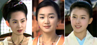 채시라 수애 채정안, 해신 여성미 3색 대결