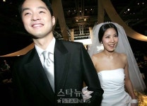 [포토]지누-김준희 우리 부부 됐어요!