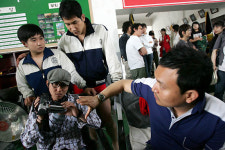 [포토]영화감독이야, 씨름감독이야?