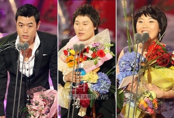 김대희·신봉선·변기수, KBS연예대상 2관왕 영예