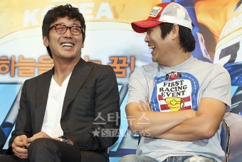 [포토]하정우-성동일, '호탕한 웃음'