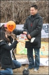 앤디 입소 보러 초등 5년생도 논산행 눈길(이모저모)