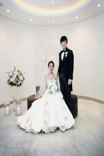 '결혼' 이범수, 웨딩사진 공개 