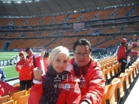 [★포토]브로닌, 韓월드컵 첫골  박창선감독과 함께