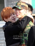 [★포토]문희준, 재원아 전역 축하한다!