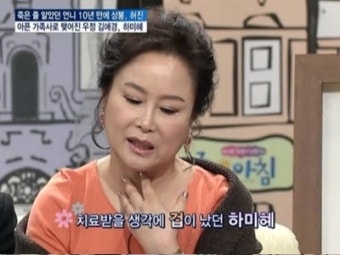 하미혜, 유방암이어 갑상선암.. 불운 과거史고백
