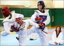 [★포토]막바지 훈련하는 태권도 국가대표 선수들