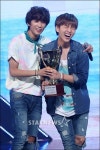 [★포토]공찬-산들, 우리가 쇼챔 1위라니!