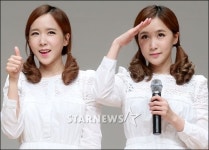 [★포토]쌍둥이 웨이-초아, 구별하실 수 있나요?