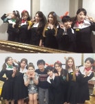 티아라, 전영록 40주년 콘서트 참석..복고여고생 변신