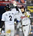 '11안타 10득점 맹폭' LG, 한화에 대승..5할 복귀