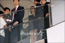 [스타포토]배용준 피앙새 박수진, 행복바이러스 받으세요!