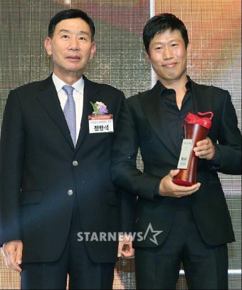 [포토]유해진, 2015 광고대상 모델상 수상