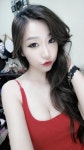 레이싱모델 오하루, 섹시 레드룩 화보 극강 볼륨감