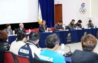 이기흥 회장, 대표 지도자 및 동계종목 단체장 연쇄 간담회 개최