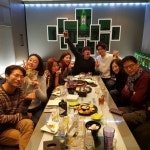 김하늘X이상윤X신성록, 화기애애한 재회 현장 이제야 신년회