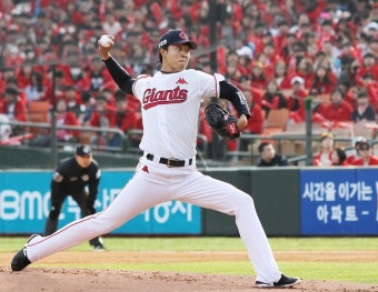 윤성빈, NC전 5이닝 4피안타 3실점..통산 첫 승 요건