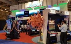 강원랜드, 2019 G2E ASIA에 머신 전시