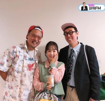 성우 박지윤정형석, 김영철과 다정한 인증샷..