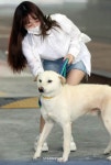우주소녀 수빈, 잘생긴 럭키와 함께 왔어요 [★포토]