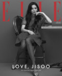 LOVE JISOO 블랙핑크 지수, 엘르 亞4개국 커버 장식