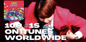 방탄소년단 제이홉  'Hope World' 아이튠즈 109개국 1위 달성