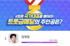 임영웅, K트롯 국가대표를 뽑아라 1위 트롯금메달