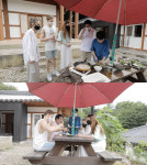 1호가 팽현숙♥최양락, 외국인 앞 BTS 댄스..민박집 알바생 변신