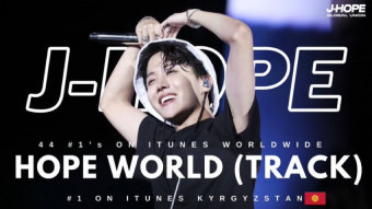 방탄소년단 제이홉 싱글 'Hope World' 아이튠즈 44개국 1위 달성
