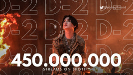 방탄소년단 슈가 어거스트디 D-2 믹스테이프 스포티파이 4억 5000만 大기록