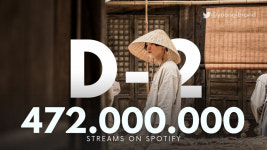 방탄소년단 슈가 어거스트디 D-2 믹스테이프 스포티파이 4억 7200만..빛나는 인기