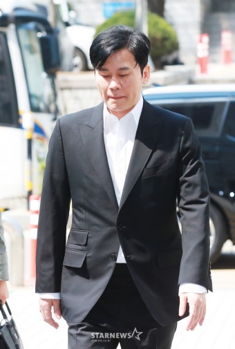 3차 공판 출석하는 '마약수사 무마 혐의' 양현석[포토]